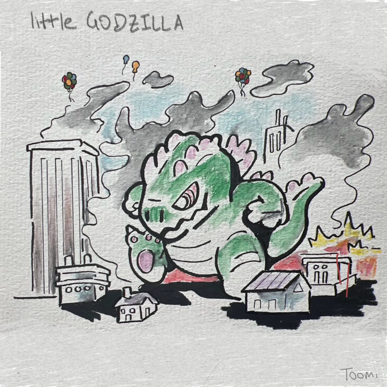 Single: Toomi – Little Godzilla