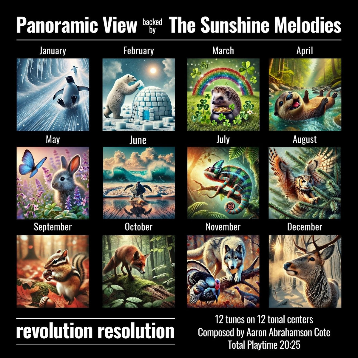 Album: Panoramic View backed by the Sunshine Melodies – Revolution Resolution