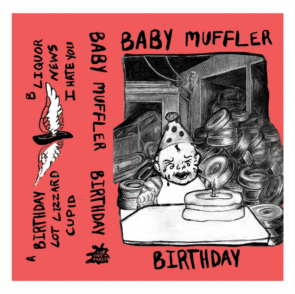 baby muffler birthday album cover
