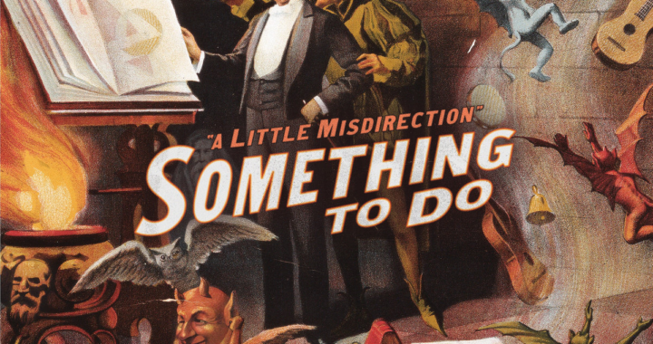 something to do a little misdirection album cover